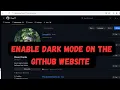 How to Enable Dark Mode on the GitHub Website