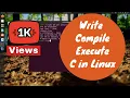 how to run c program in ubuntu terminal Write Compile Execute Using GCC