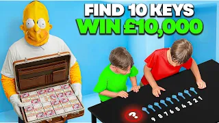 Find the 10 CORRECT Keys to WIN £10,000! 🔑💰