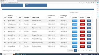 Bootstrap 5 Datatable with API Fetch Data from Backend Server using JavaScript