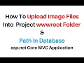 ASP NET Core C Image Upload Folder wwwroot And Path In Database
