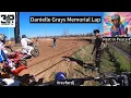 Danielle Grays memorial lap at 3 palms MX