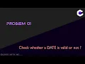 VALID DATE Programming in C