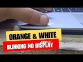 How to fix HP Elitebook 840 G4 Orange and White Charging light blinking - Hp 840 g4 not turning fix