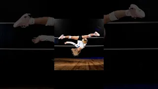 One step aerial with a volleyball Impressive