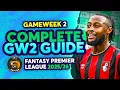 Download Lagu FPL GW2 COMPLETE GUIDE 🚨 | SEMENYO, REIJNDERS \u0026 MORE 🗣️ | Fantasy Premier League 2025/26