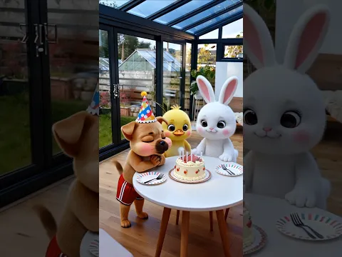 Little Duck Broke Cake, Got A New One For Puppy’s Birthday
