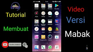 tutorial membuat video versi mabak
