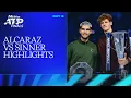 Lagu Jannik Sinner vs Carlos Alcaraz Highlights | Nitto ATP Final 2025 Final