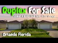 Duplex For Sale in an Orlando Florida Golf Community - Wedgefield Florida 2529 Albion Ave 650k