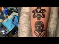 Taino tattoo representing Puerto Rico