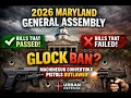 Did Maryland Just Ban Striker Fired Pistols 2026 Laws Breakdown