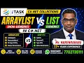 Master C NET Collections ArrayList vs List with Real-Time Scenarios By Mr Narendrababu