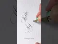 Hello September Copperplate Calligraphy Quote