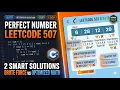 LeetCode 507 Perfect Number Easy C Solution with Explanation