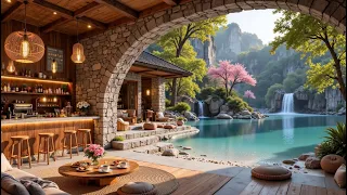 Relaxing Morning Jazz in Peaceful Forest 🌿 Soft Jazz Music & Nature Sounds for Stress Relief