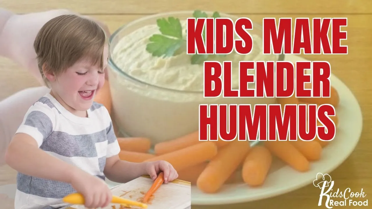 Easy Snacks for Kids: Homemade Blender Hummus Recipe