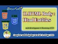 HTML Tutorial Html Entities Web Development in Telugu Tutorial