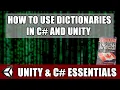 How to Use Dictionaries in Unity and C BEGINNER FRIENDLY