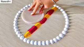 Diwali Rangoli Design 2026 ✨| Easy & Beautiful Diwali Rangoli | Simple Rangoli Design 🌸Ranu Art