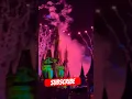 Disney castle catches on FIRE