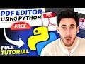 PDF Editor Using Python PikePDF - Full Tutorial