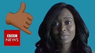 Is it OK to use black emojis and gifs - BBC News
