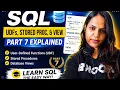 SQL Tutorial Part 7 UDF Stored Procedure and View Explained