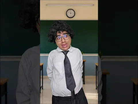 Student ko teacher bana diya 😂 #shorts #funny #student #school #sraoster
