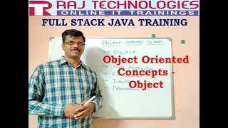 Java Full Stack Full Stack Java Object Oriented Concepts Object