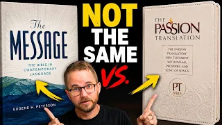 The Message vs The Passion Translation Similarities Differences