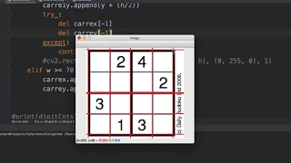 Sudoku solution by Python openCv AI iGHaLi