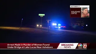 Man charged with murder in October death of Randolph County woman found near bridge