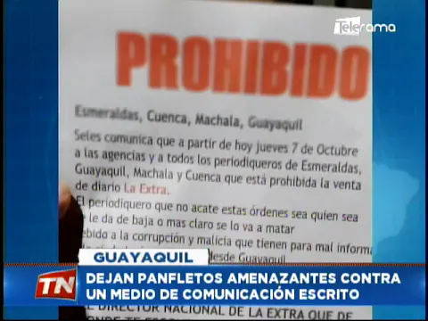 Balean instalaciones de un canal de televisión en el norte de la ciudad