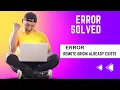 how to solve error command GitHub fatal remote origin already exists