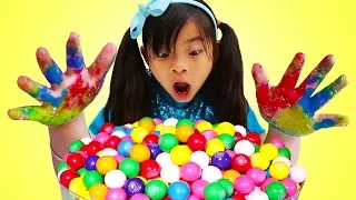 johny johny yes papa emma pretend play wash your hands before eating gumballs kids song