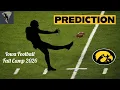 DEPTH CHART PREDICTION Why I m CALLING MY SHOT on Iowa Football s new surprise starting punter