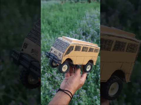 Making School Bus At Home #shorts #nsexperiment