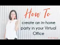 How to create a Home Party event in your Thirty-One Virtual Office