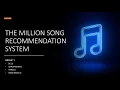 Big Data Analytics - Final Presentation