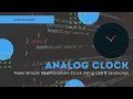 Neumorphism Analog Clock Using CSS JavaScript Make Coding Easy