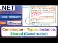 Constructor Types Instance Constructor Shared Constructor VB Net Constructor Part 1