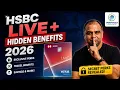 HSBC Live Credit Card Benefits 2026 in New Avatar Lesser Known Benefits Decoded