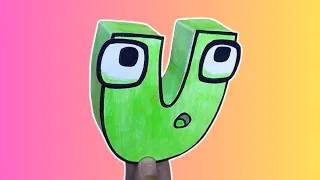 Lowercase English Alphabet Lore u Cool Craft