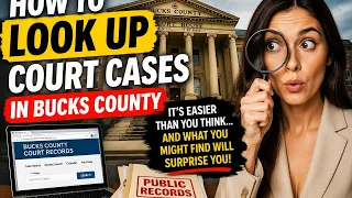 How to look up court cases in Bucks County