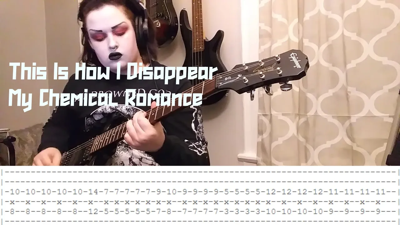 This Is How I Disappear by My Chemical Romance (Guitar Cover WITH TABS)
