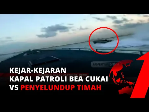 Kejar-Kejaran, Kapal Patroli Bea Cukai Buru Kapal Penyelundup Timah di Tanjung Balai Karimun