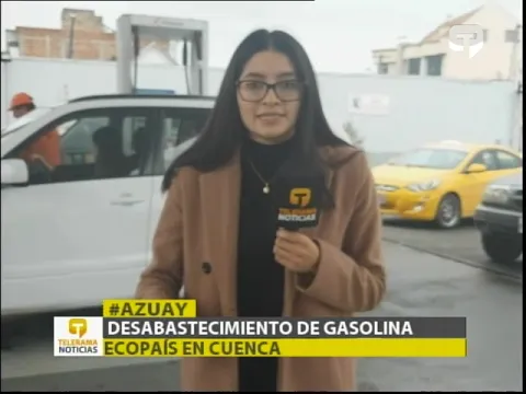 Desabastecimiento de gasolina Ecopaís en Cuenca