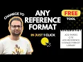 Stop Formatting References Manually Best Free Tool for Automatic Citation Reference Management