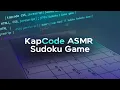 Sudoku Game Html-Css-JavaScript KapCode ASMR No Talking